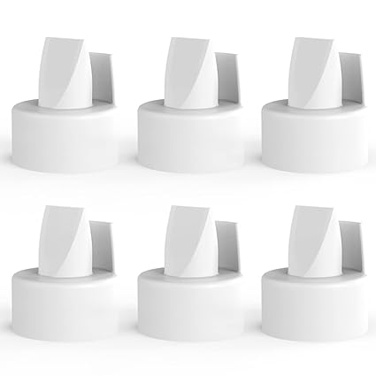 Photo 1 of [6-Count] Papablic Duckbill Valves for Spectra and Medela, Replaceable Duckbill Valves for Spectra S1 Spectra S2 valves and Medela Pump in Style, BPA/DEHP Free White
