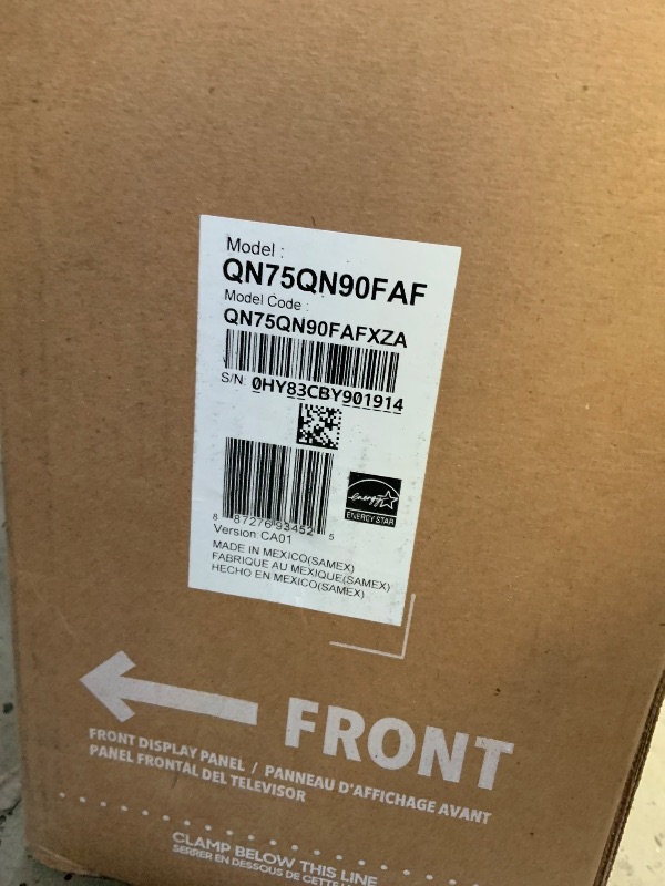 Photo 1 of Samsung 75-Inch Class Neo QLED 4K QN90F Series, Vision AI, Mini LED Smart TV (2025 Model, 75QN90F) Neo Quantum HDR+, Object Tracking Sound+ w/Dolby Atmos, Glare Free, Gaming Hub, Alexa Built-in