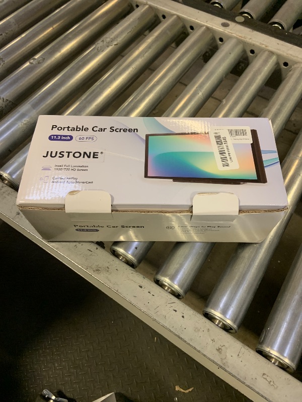 Photo 1 of [2025 Fully Laminated Screen] 11.3" Wireless CarPlay & Android Auto Portable Touch Screen - in-Cell Display, 1920x720, 60fps, Knob Controls, BT Mode for Cars, SUVs