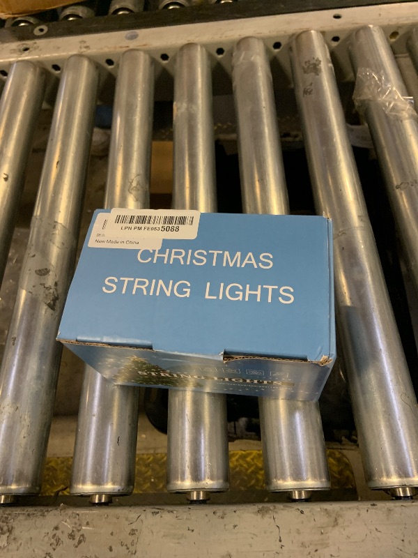 Photo 1 of 100ft White Christmas Lights Outdoor 300 LED String Lights Indoor Clear Wire Waterproof, 8 Modes Connectable Twinkle Fairy String Lights Plug in for Outside Room Bedroom Party Wedding Decorations