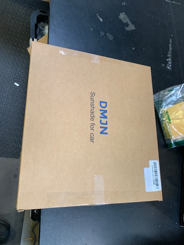 Photo 1 of [2025 Upgrade] DMJN Windshield Sun Shade Car, [100% Sun Bolck & UV Reflective] Keep Car Cool & Interior Protection Sunshade, Flexible & Durable Sun Visor Universal Fit Large