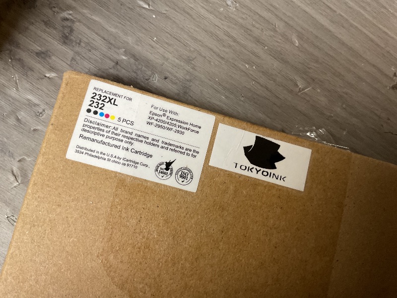 Photo 1 of 232XL Ink Cartridges Combo Pack Remanufactured Replacement for 232 Ink Cartridge 232 XL T232XL for WF-2930, WF-2950, XP-4200, XP-4205 Printer Ink (2 Black, Cyan, Yellow, Magenta 5 Pack)