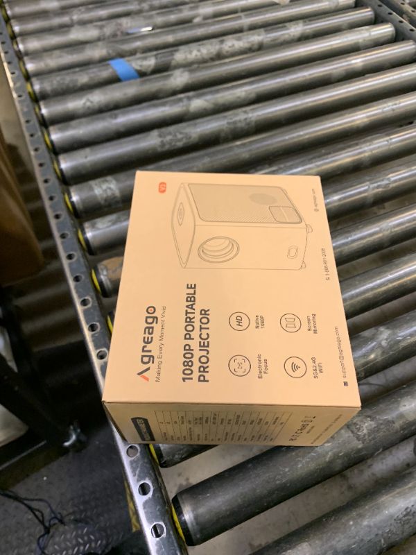 Photo 1 of [Electric Focus] Projector with WiFi and Bluetooth, Native 1080P 15,000 Lumens 4K Supported, Agreago Outdoor Movie Projector for Home Theater UP to 300", for iOS/Android/TV Stick/HDMI/USB