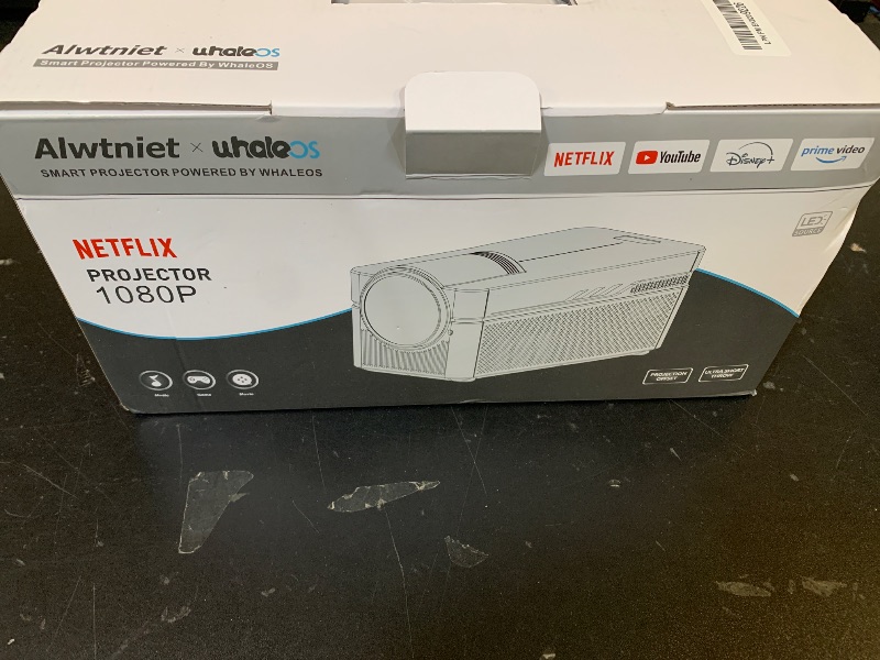 Photo 1 of [Electric Focus] Smart Projector 4K Support 700 ANSI, Mini Projector with Wifi and Bluetooth, Ultra Short Throw, Built-in Android 13, Auto Correction Proyector for Home Theater/Outdoor HY450NTV