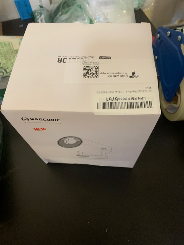 Photo 1 of ?Electric Focus?Magcubic Mini Projector 4K Support, Portable Projector with WiFi 6 and Bluetooth 5.4, Smart Proyector, 5W Soundbase Speaker, 180° Rotation for Home Theater HY300 Ultra