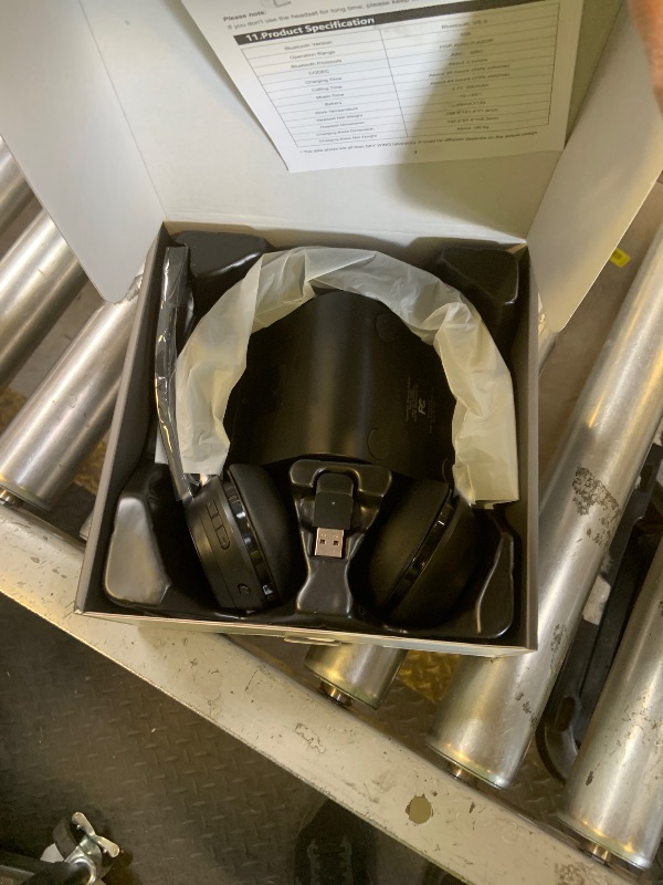 Photo 1 of (Upgraded Version) Wireless Headset, Bluetooth Headset with Noise Cancelling Microphone, Best Headphones with Mic Mute & USB Dongle for PC/Computer/Laptop/Cell Phones/Remote Work/Call Center