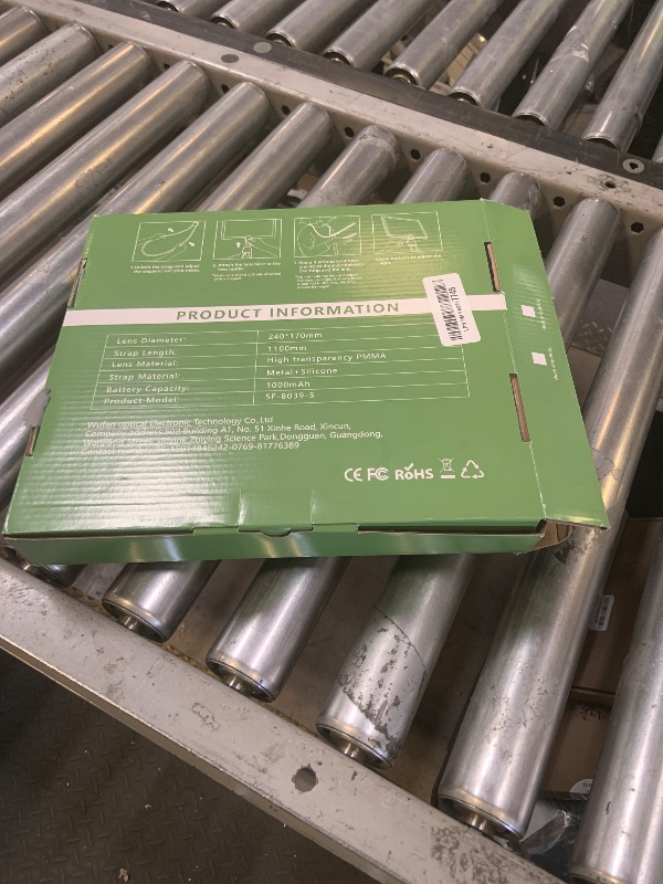 Photo 1 of 10x Large Magnifying Glass for Reading with Light,Books Full Page Magnifier Hands Free with 50 Adjustable Brightness Led Lights Neck-Wear Magnifying Glass for Repairs Seniors Close Worker