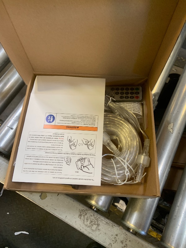 Photo 1 of 100ft 1200 LED Rope Lights Outdoor, Connectable Warm White Rope Lights Plug in, Outdoor String Lights Waterproof Decorative Lighting for Deck Patio Backyard Garden Pool Camping Room Indoor Décor