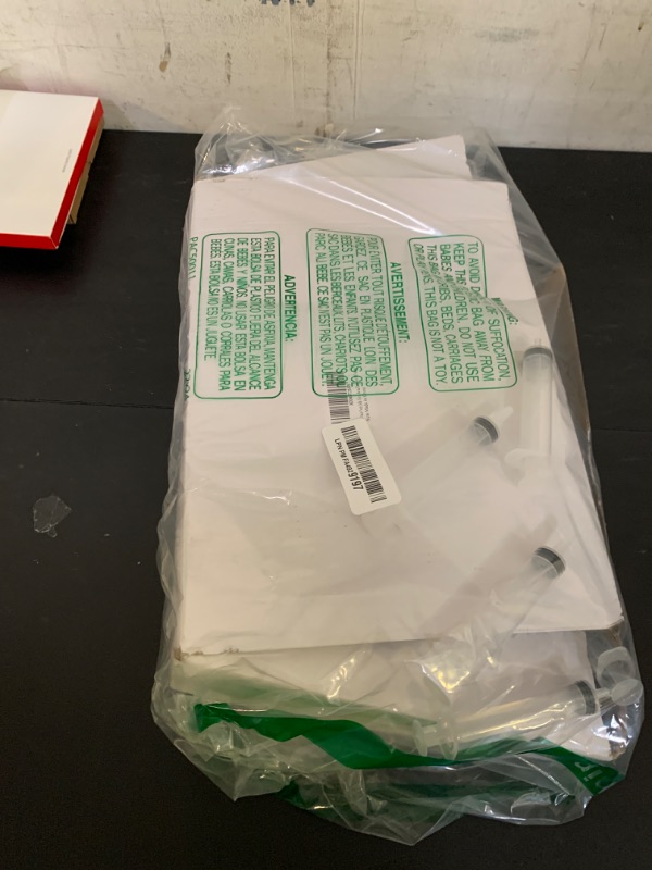 Photo 1 of 100 Pack Plastic Syringe with Tip Cap 10 ML Capacity Reusable Syringes, Durable Syringe for Halloween, Thanksgiving day, Christmas, Bachelorette