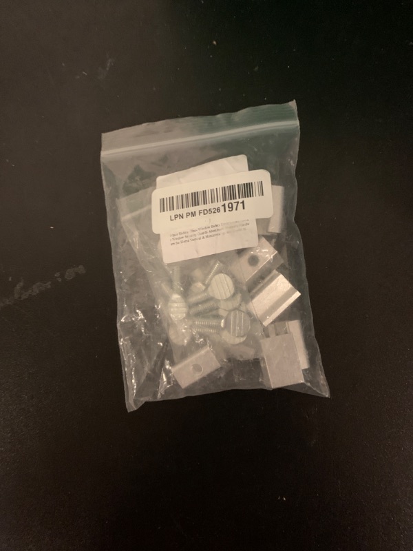 Photo 1 of 10pcs Sliding Glass Window Safety Door Locks, Silver Window Security Guards Aluminum Stoppers Hardware for Home Vertical & Horizontal up and Down Sliding Windows Improvement Children