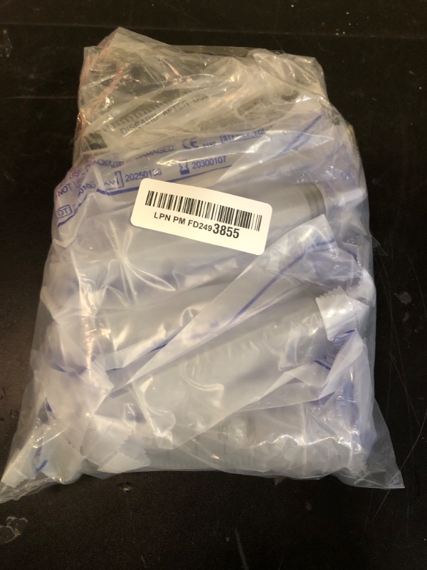 Photo 1 of 12 Pack Plastic 30ml Syringes with Cap, Sterile Syringe Individually Packaged for Labs, Liquid Measuring, Feeding Pets, Oil or Glue Applicator