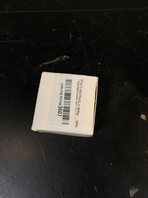 Photo 1 of 1/4" UNC Thread Adjustable Furniture Levelers Screw in Threaded, Galvanized Steel Screw Foot Levelers Screw On Furniture Glide Leveling for Table, Chair, Furniture Legs, 20 pcs Pack