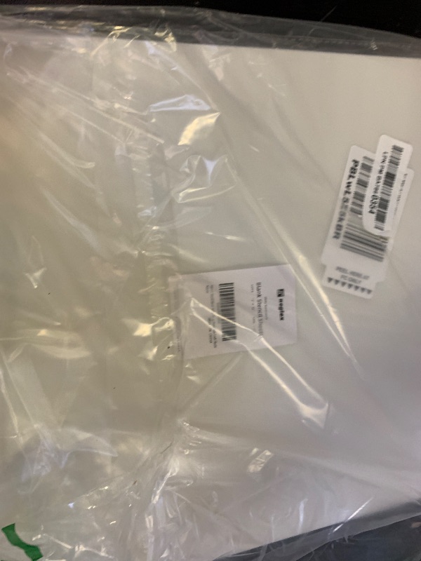 Photo 1 of 10PCS 10mil Blank Mylar Stencil Sheets,12X12 inch Milky Translucent PET Blank Stencils Sheets,Template Material for Laser Cutting Machines , Food-Safe Craft Plastic