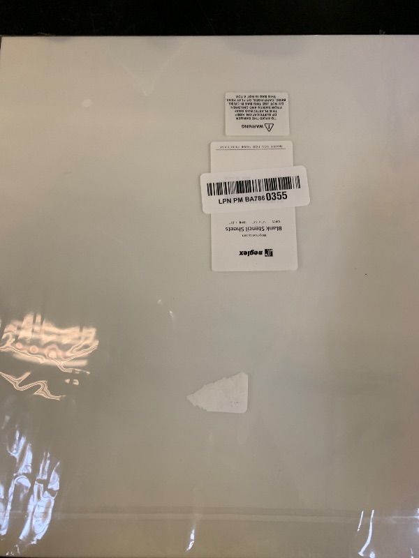 Photo 1 of 10PCS 10mil Blank Mylar Stencil Sheets,12X12 inch Milky Translucent PET Blank Stencils Sheets,Template Material for Laser Cutting Machines , Food-Safe Craft Plastic