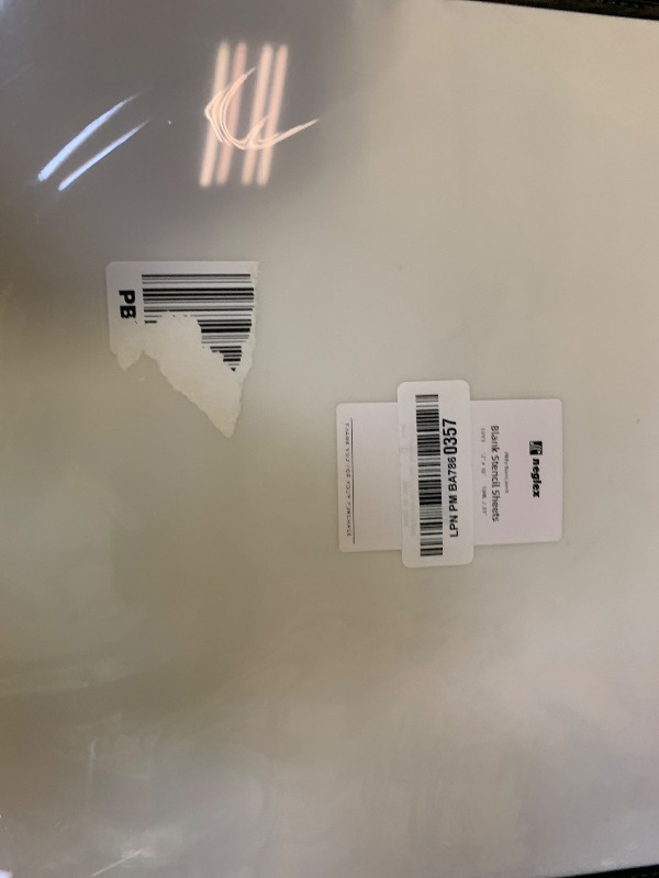 Photo 1 of 10PCS 10mil Blank Mylar Stencil Sheets,12X12 inch Milky Translucent PET Blank Stencils Sheets,Template Material for Laser Cutting Machines , Food-Safe Craft Plastic