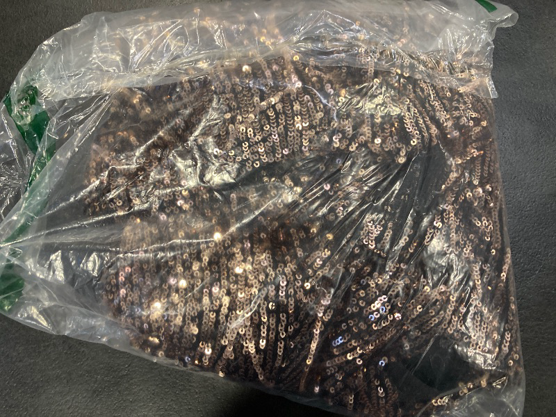 Photo 1 of A ARFAR Formal Dress for Women Sequin Dress Sexy V-Neck Dress Sphagetti Strap Slit Summer Ladies Mermaid Dress Maxi Long Evening Party Dress Club Night Out Gowns Elegant Black Gold - S