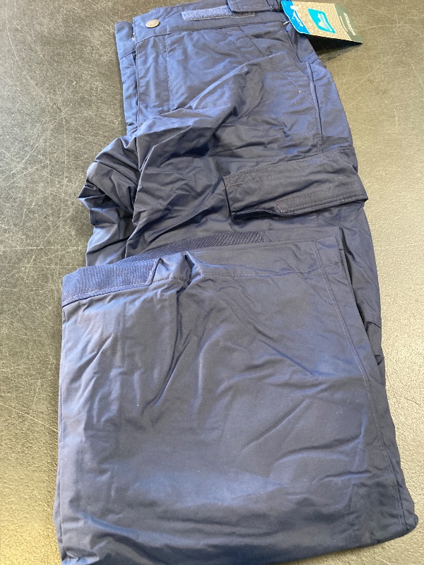 Photo 1 of Columbia youth size 8  Navy Snow Gun Nylon Cargo Insulated Waterproof Ski Pants Size S YOUTH BOYS
