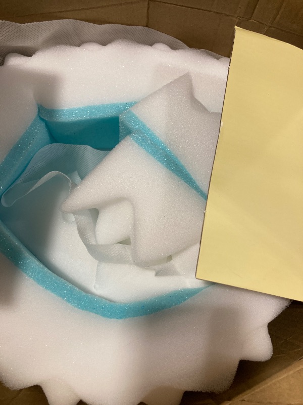 Photo 1 of *FOAM ONLY* EHEYCIGA Orthopedic Dog Bed for Medium Dogs, Waterproof Memory Foam Medium Dog Beds with Sides, Non-Slip Bottom and Egg-Crate Foam Pet Couch Bed