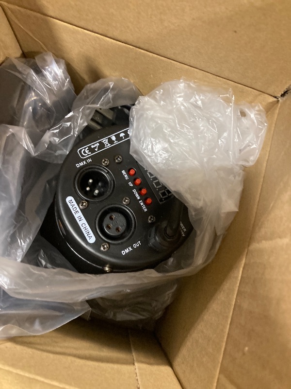 Photo 1 of 2 Packs Spotlights COB 80W Stage Light Par Lights Party Warm&Cold White Professional DMX Spotlights Portable Metal Housing Strobe Light Bright for Church, Party, Concert, Theater, Gig Bar, Wedding