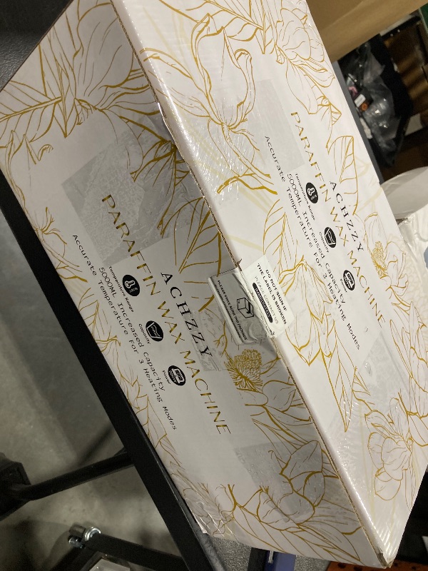 Photo 1 of Achzzy Paraffin Wax Machine for Hands and Feet, 5000ml Professional Wax Warmer with Temperature Control, Smart Heating, Stainless Steel Inner Pot, Moisturizing Hot Wax Bath with Refills for Skincare