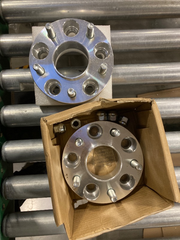 Photo 1 of 5x4.5 Wheel Spacers, 15mm 5 Lug Hub Centric Wheel Spacers for Toyota Camry Highlander RAV4, ES350, RX350, ES330, RX330, GS, TC, XB, 5x114.3 Wheel Adapters with M12x1.5 Studs 60.1mm Hub Bore, 2PCS