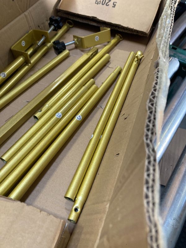 Photo 1 of Desktop Arch Stand, Adjustable Wrought Iron Party Backdrop, Decorative