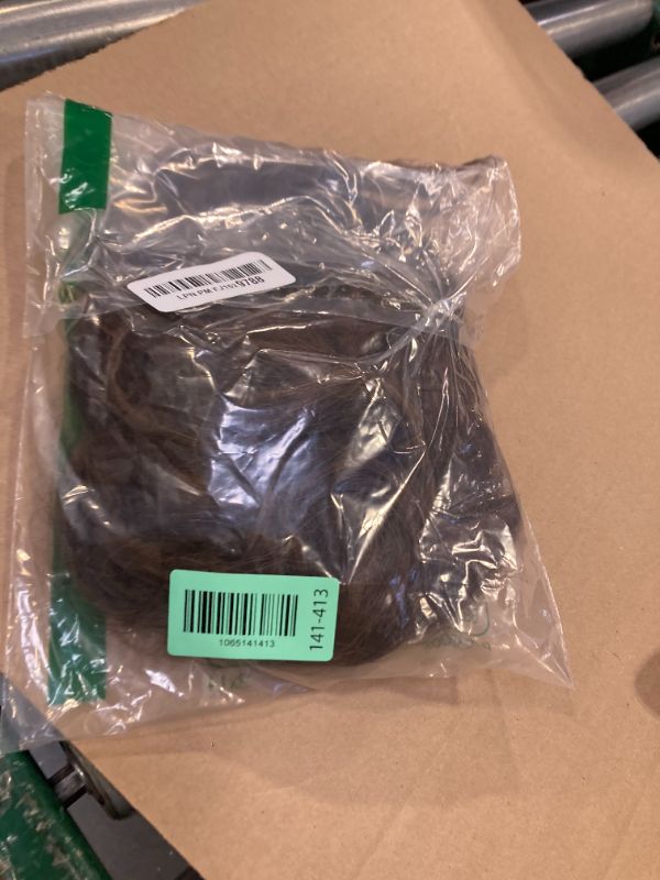 Photo 1 of 4Pcs Clip in Hair Extensions, Long Wavy Synthetic Hair Extension Clip in, 20 Inches Dark Brown Hair Extensions for Women (Color: Brown with a Slight Auburn Luster)