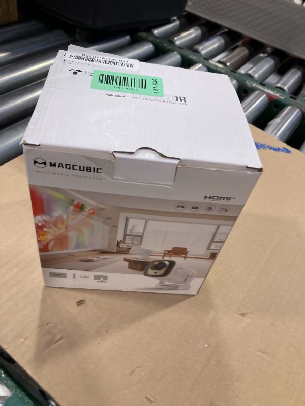 Photo 1 of ?Auto Focus&1080P?Magcubic Mini Smart Projector with 4K Support, Portable Projector with Wifi and Bluetooth, 5W Speaker, Built in Apps, Voice Control, Outdoor Movie Projector