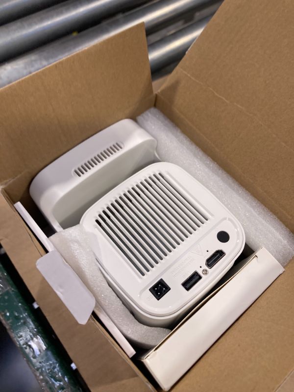 Photo 1 of ?Auto Focus&1080P?Magcubic Mini Smart Projector with 4K Support, Portable Projector with Wifi and Bluetooth, 5W Speaker, Built in Apps, Voice Control, Outdoor Movie Projector