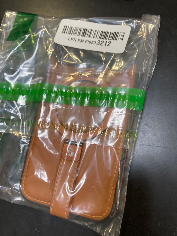 Photo 1 of BUTAIGA for iPhone 17 Pro Max Case Leather | iPhone 17 Pro Max Leather Case with Stand | Compatible with MagSafe with Magnetic Ring Grip Holder (Brown, IP17 Pro Max-6.9inch)