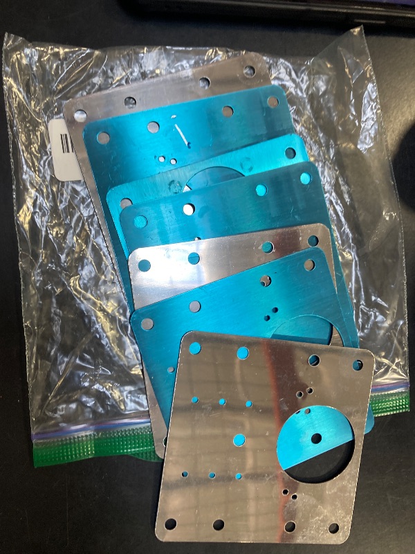 Photo 1 of 6 PCS Cabinet Hinge Repair Plate, Hinges Repair Fixing Plates, Stainless Steel Cabinet Repair Board, Kitchen Cupboard Door Hinge Repair Brackets Kit, Cabinet Fixing Plate Bracket with Mounting Screw