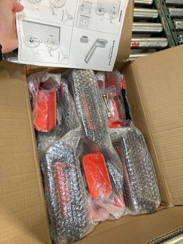 Photo 1 of 3-Pack Swivel Bike Rack Wall Mount, Bike Hangers for Garage, Space-Saving Vertical Bike Holder, Holds up to 77 lbs, Bicycle Wall Hanger Storage, No Heavy Lifting Required Indoor Hanging Bike Rack