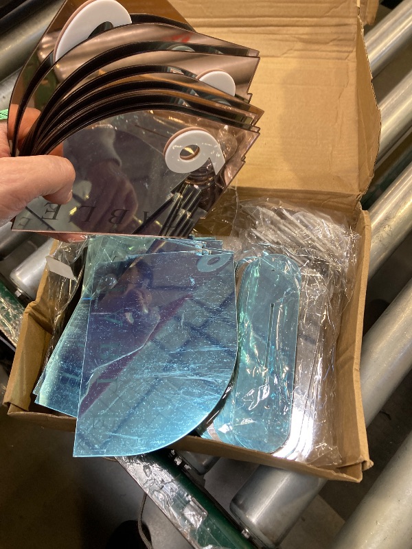 Photo 1 of Acrylic Wedding Table Numbers,Semi-Arched Mirrored Acrylic Table Numbers for Party,Events,Occasion Decoration (Number 1-30, Rose Gold Mirror)