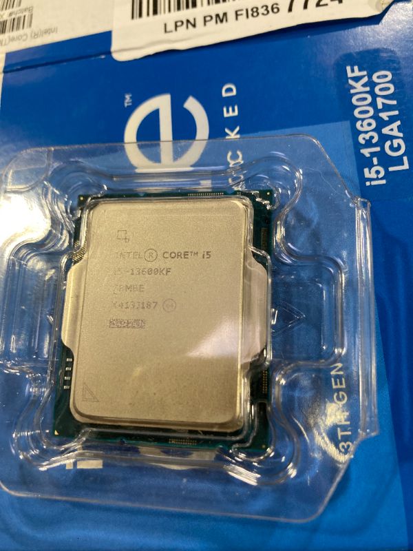 Photo 1 of Intel Core i5-13600KF Desktop Processor 14 cores (6 P-cores + 8 E-cores) - Unlocked