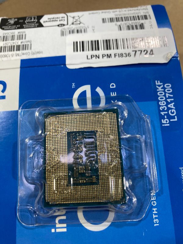 Photo 1 of Intel Core i5-13600KF Desktop Processor 14 cores (6 P-cores + 8 E-cores) - Unlocked