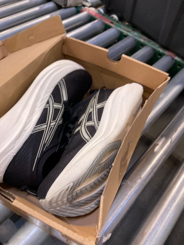 Photo 1 of ASICS Men's Gel-Nimbus 27 Running Shoe, 9.5, Black/Lake Grey