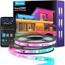 Photo 1 of Govee Outdoor LED Strip Lights, 65.6ft Smart Led Strip Lights Work with Alexa and Google Assistant, App Control, IP65 Waterproof, RGBIC Outdoor Lights for Patio, Eave, Patio Decorations