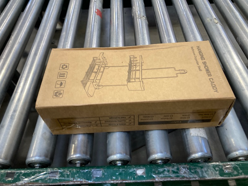 Photo 1 of AKTECKE Shower Caddy Hanging Bathroom Organizer: Rustproof Shelf for Inside Shower - No Drilling Racks Over Showerhead - Bath Shelves for Shampoo Soap Gold