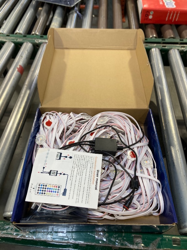 Photo 1 of 200FT Permanent Outdoor Lights for House,Waterproof Smart RGB LED Eaves Lights?permanent outdoor lights with App/Remote Control,Music synchronisation?for House,Halloween,Roof,Christmas Decorations