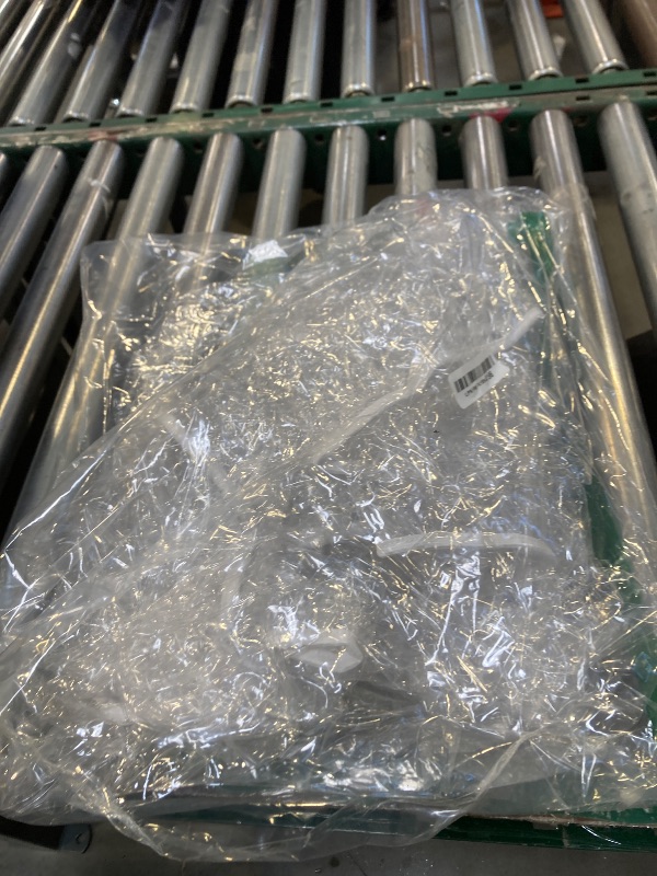 Photo 1 of LIBERECOO Clear Round Fitted Vinyl Tablecloth for 57-65" Diameter Tables - Heavy Duty Elasticized Table Cover Elastic Edged Plastic Table Cloth Protector