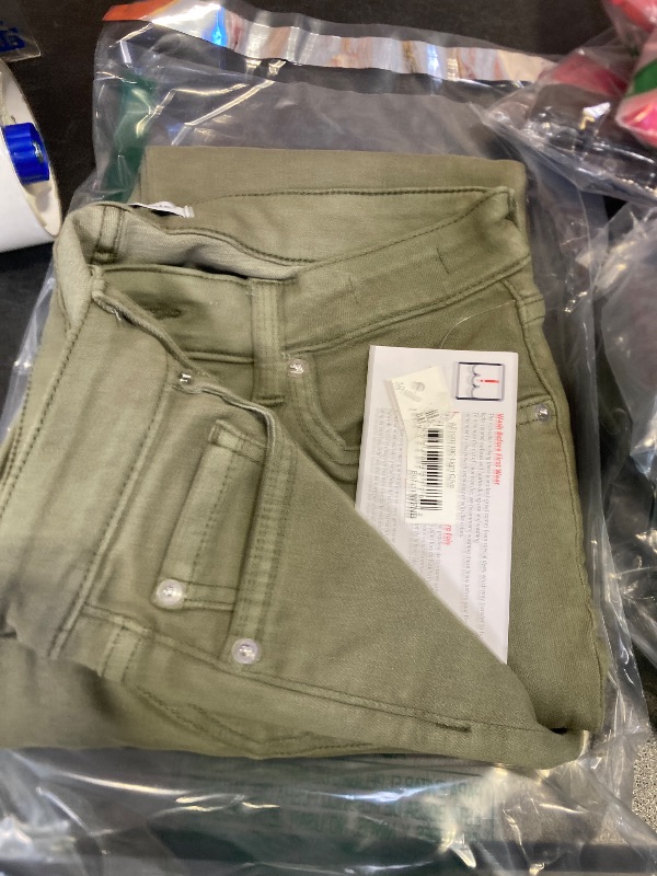 Photo 1 of Amazon Essentials Women's Mid-Rise Stretchy Skinny Jeans - Discontinued Colors, Light Olive, 10