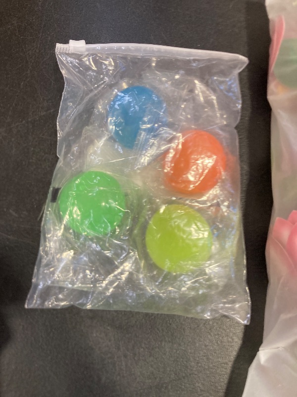Photo 1 of 4pcs Sticky Balls Fidget Toys, Sticky Balls for Ceiling Sensory Balls Sticky Balls Sticky Glow Balls Squishy Stress Ball Glow in The Dark Ceiling Balls for Kids New Year's Gift