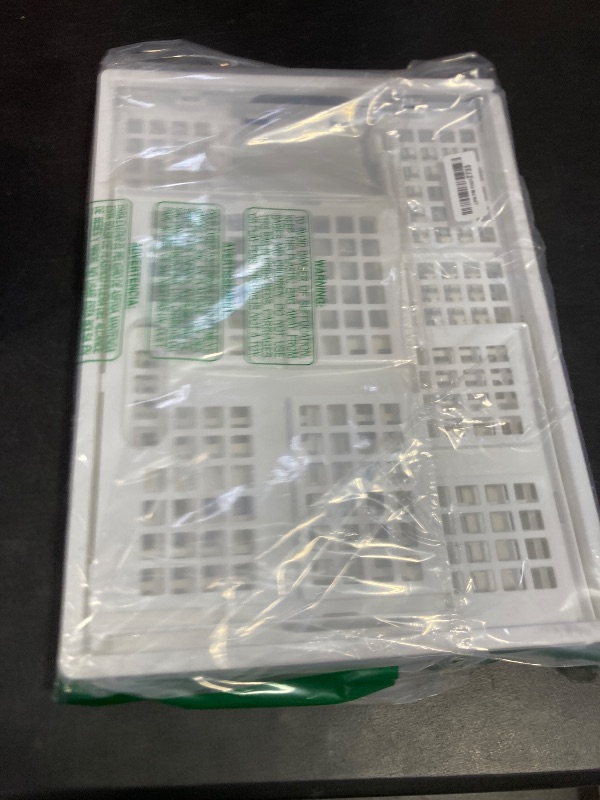 Photo 1 of Aebeky 3-Pack Plastic Collapsible Storage Crates-30L,Foldable Plastic Crates for Storage (White)