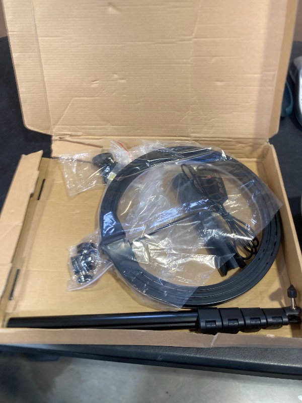 Photo 1 of 12" Selfie Ring Light with 73" Extendable Tripod Stand: PEYOU Desk Selfie Lights 38 Color Modes, Upgrade 3 in 1 Dimmable Adjustable Speed Ring Light for Makeup/TIK Tok/YouTube