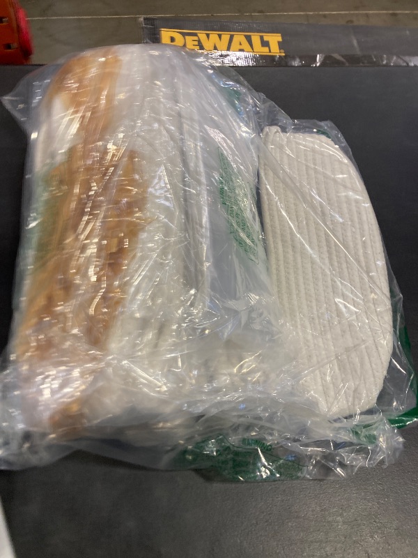 Photo 1 of 8 Pack Small Woven Basket with Gift Bags and Ribbons, All 12"x 8"x 5", Empty Decorative Gift Chest Box, Cute Baby Gift Basket for Nursery, Cotton Rope Room Shelf Storage Basket with Handles, White