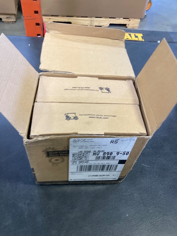 Photo 1 of 10L0L Golf Cart Brake Drums & Brake Shoes Deluxe Set for Golf Cart Club Cart DS (1995-up) & Precedent (2004-up) with Brake Shoes Spring Kit