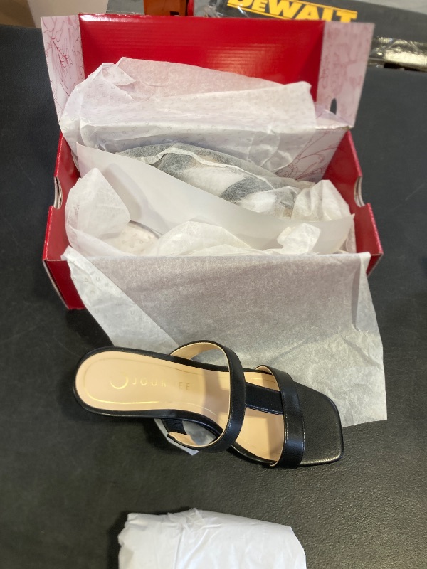 Photo 1 of journee womens wedged sandals size 7