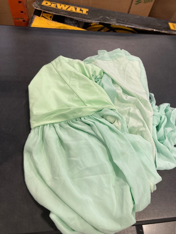 Photo 1 of Famnbro Womens Tube Dress Strapless Sexy Off Shoulder Side Slit Going Out Casual Elegant Club Party Maxi Dresses Green large