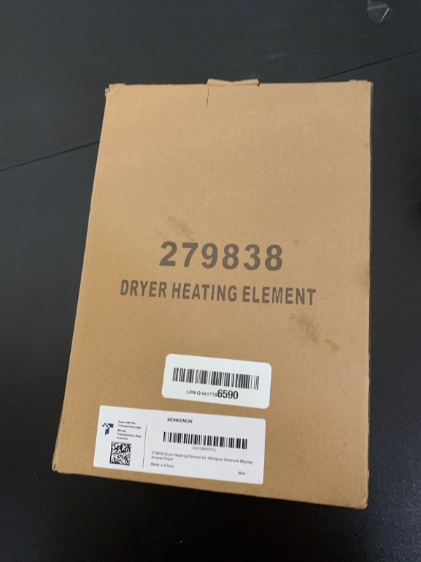 Photo 1 of ?UPGRADED?279838 Dryer Heating Element for Whirlpool Kenmore Maytag Amana Roper, Dryer Heating Element Parts Include Dryer Thermostat Thermal Fuse, Replaces 2406026 3403585 w10724237