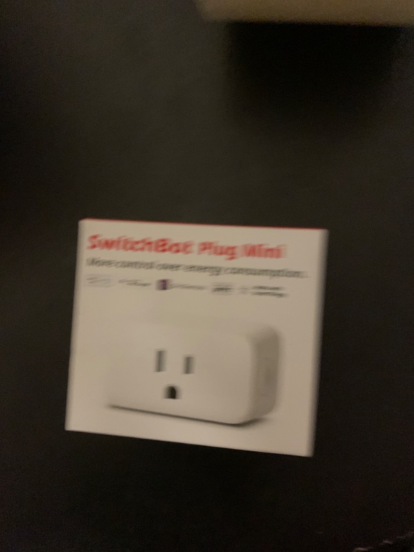 Photo 1 of ?2025 New? SwitchBot Smart Plug Mini 15A(1 Pack), Energy Monitor, Smart Home WiFi(2.4GHz) & Bluetooth Outlet, Compatible with Alexa & Google Home, APP Remote Control & Timer Function, No Hub Required